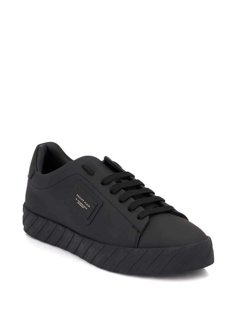 PHILIPP PLEIN logo-plaque low-top sneakers outlook