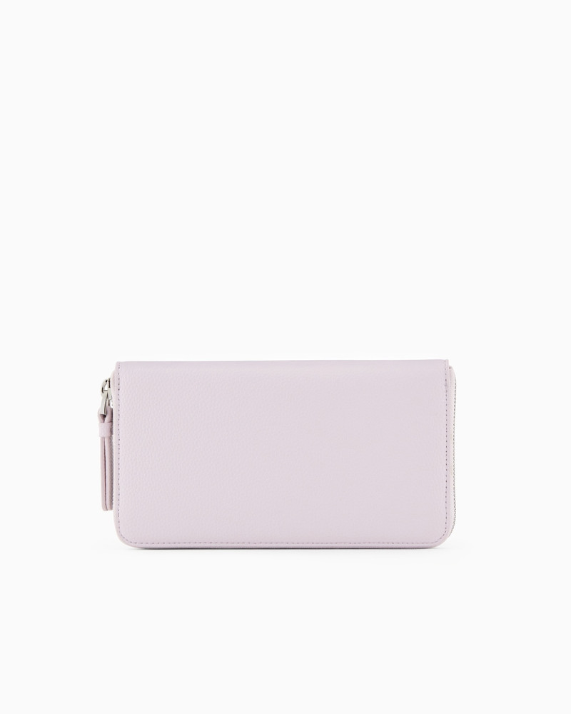 EMPORIO ARMANI DEER-PRINT MYEA WALLET WITH WRAP-AROUND ZIP outlook