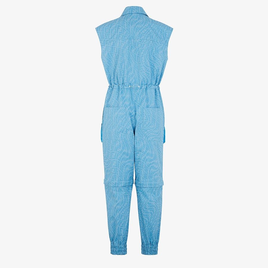 Light blue denim jumpsuit - 2