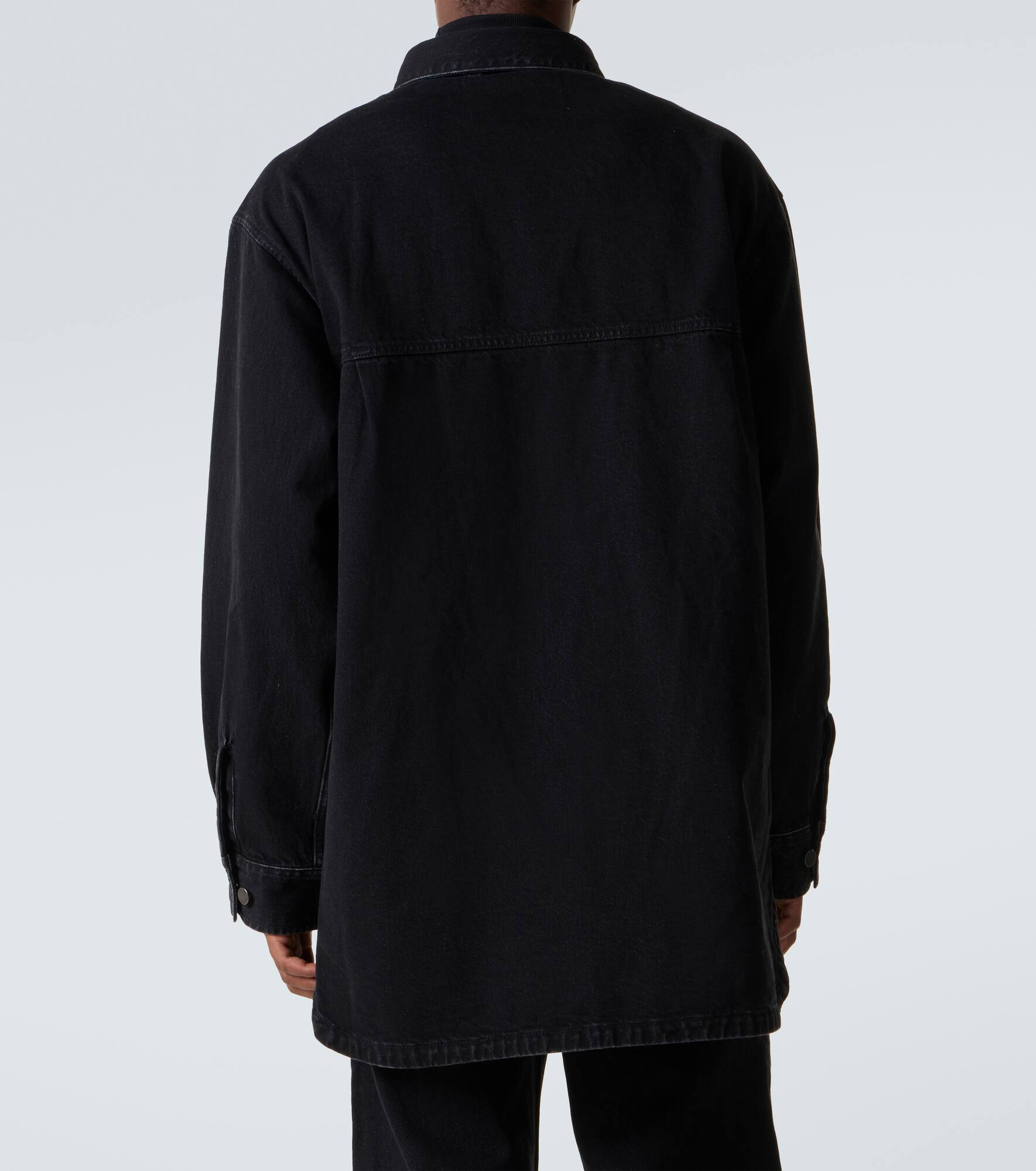 Oversized denim shirt - 4