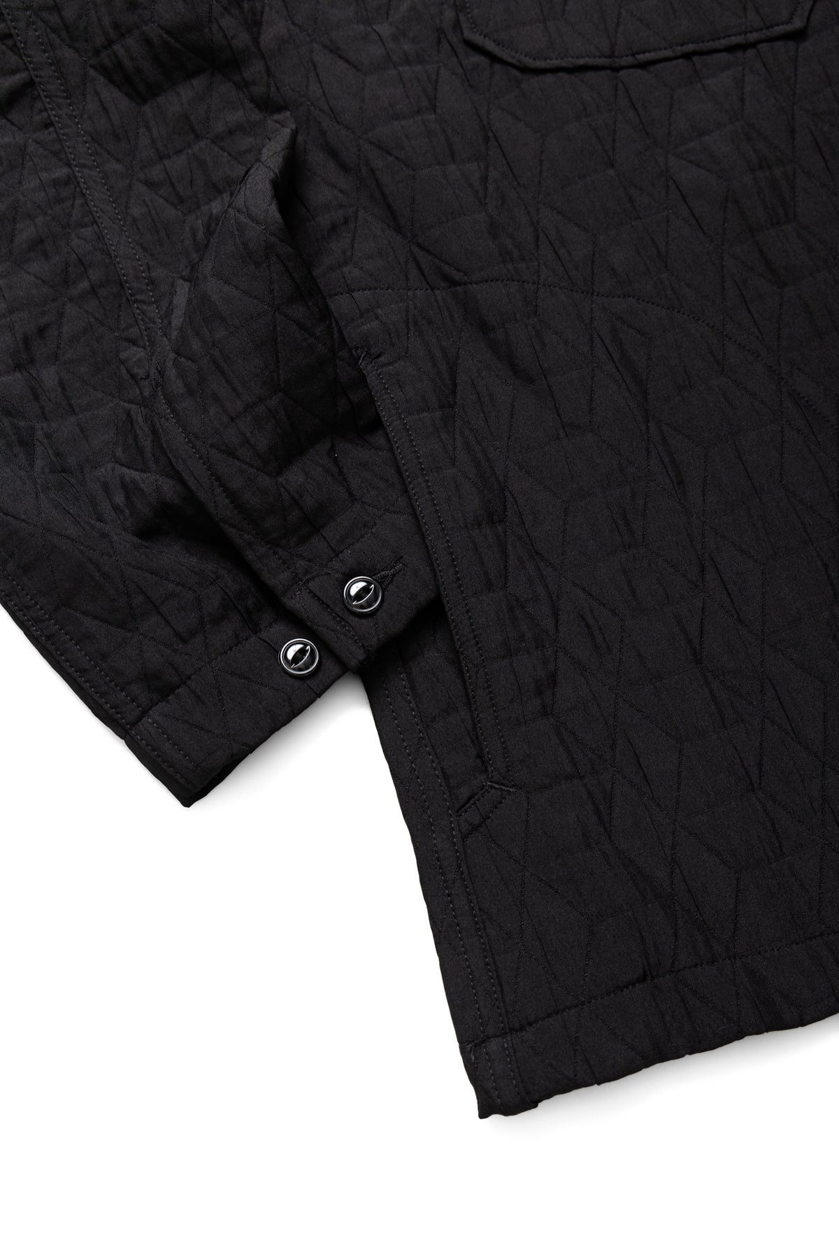 Cagoule Shirt Polyester Geo Quilt - Black - 8