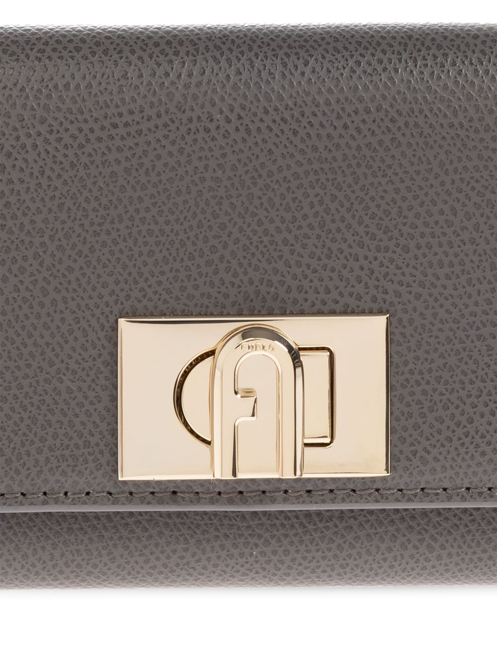 lock-detail leather wallet - 4