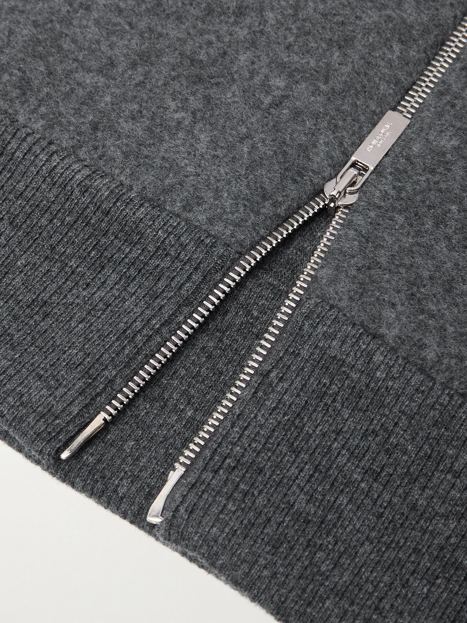 Wool-Fleece Zip-Up Jacket Gray - 6