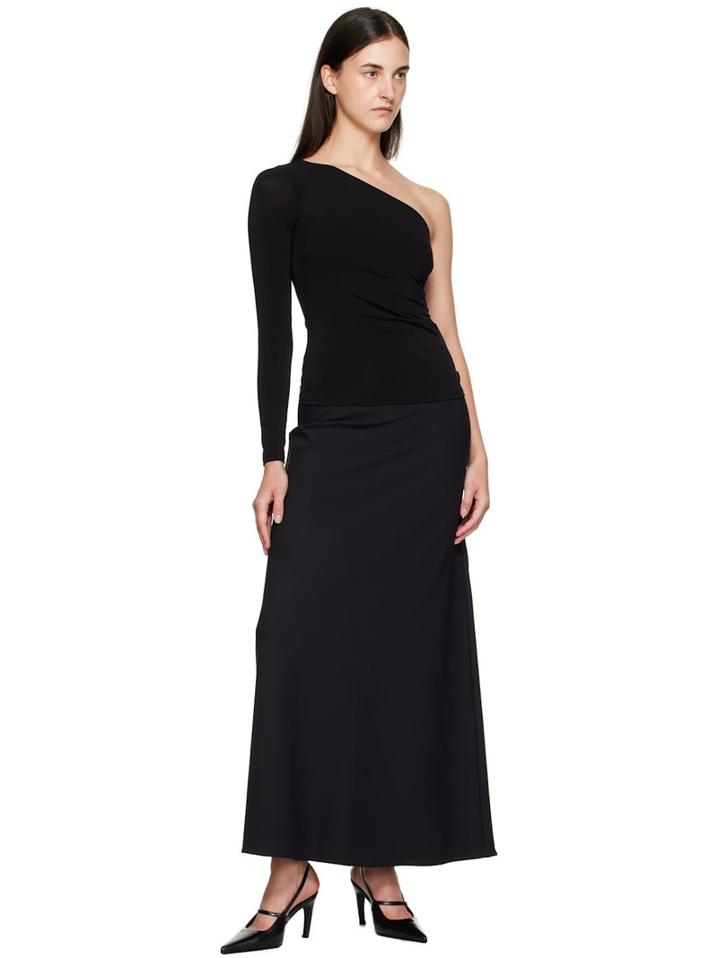 Max Mara Black Vernice Maxi Skirt outlook