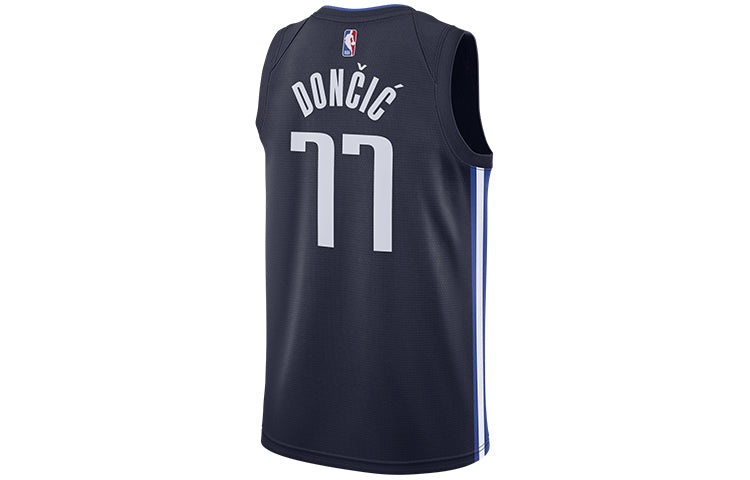 Nike NBA Swingman Jersey limited SW Fan Edition 2019-2020 Season Dallas Mavericks Basketball Vest Bl - 2