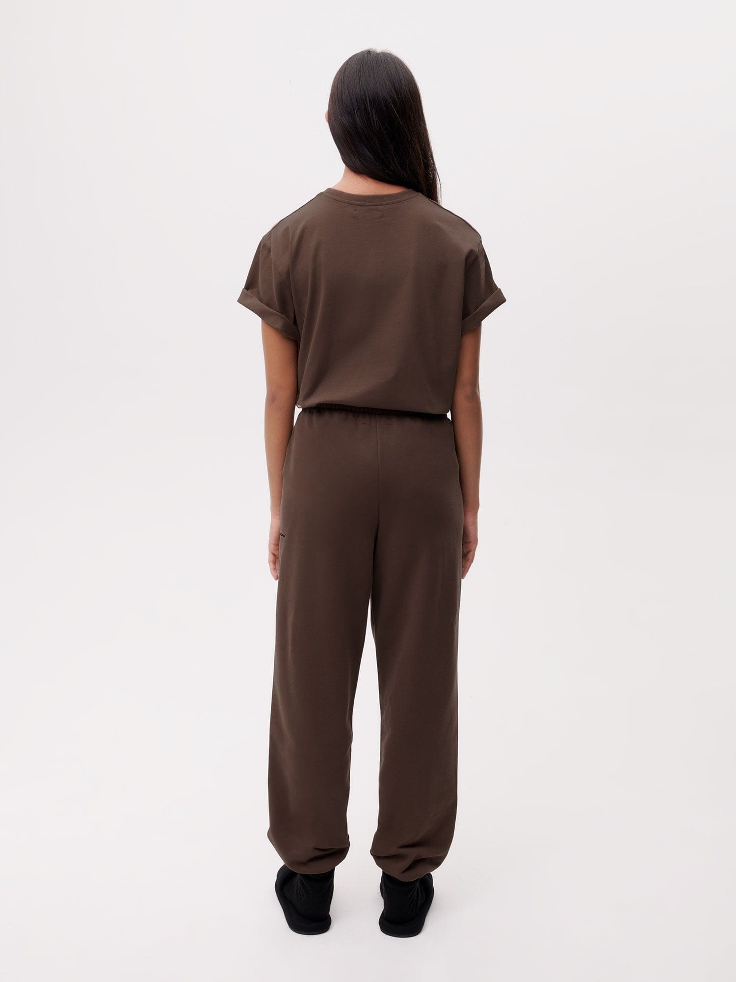 Womens 365 Midweight Track Pants - Chestnut Brown - 3