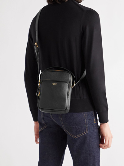 TOM FORD Full-Grain Leather Messenger Bag outlook