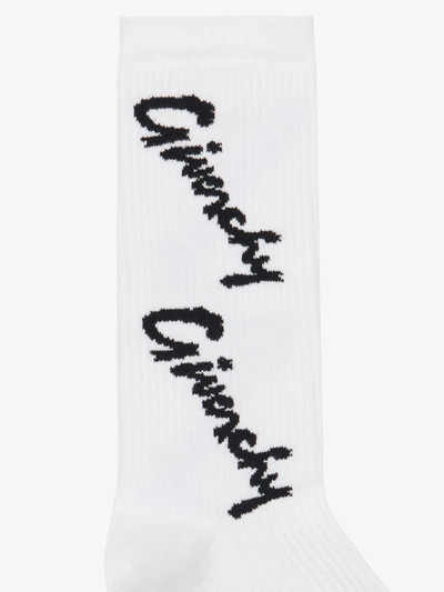 Givenchy SOCKS IN ALL-OVER GIVENCHY COTTON outlook