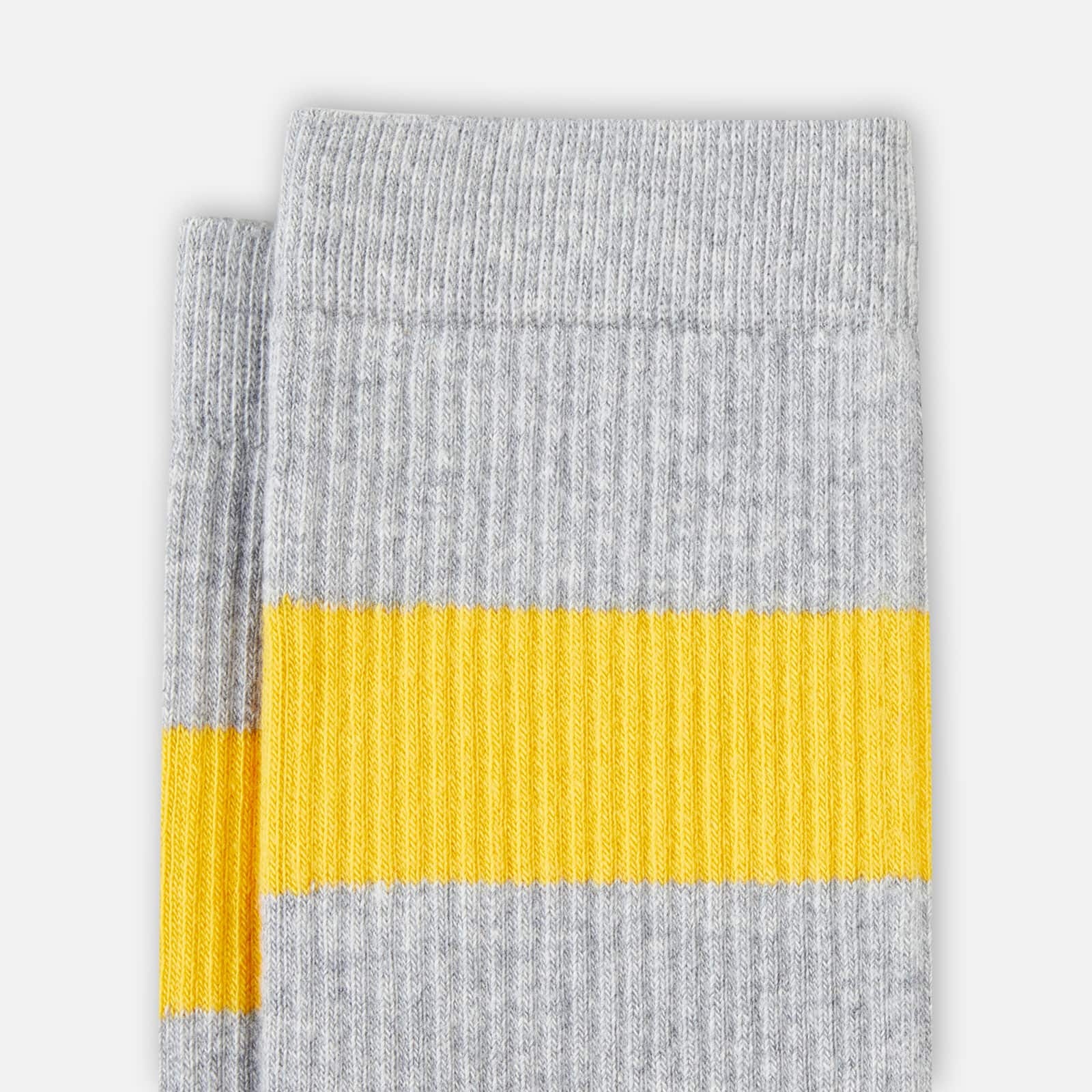 Socks Grey Yellow - 2