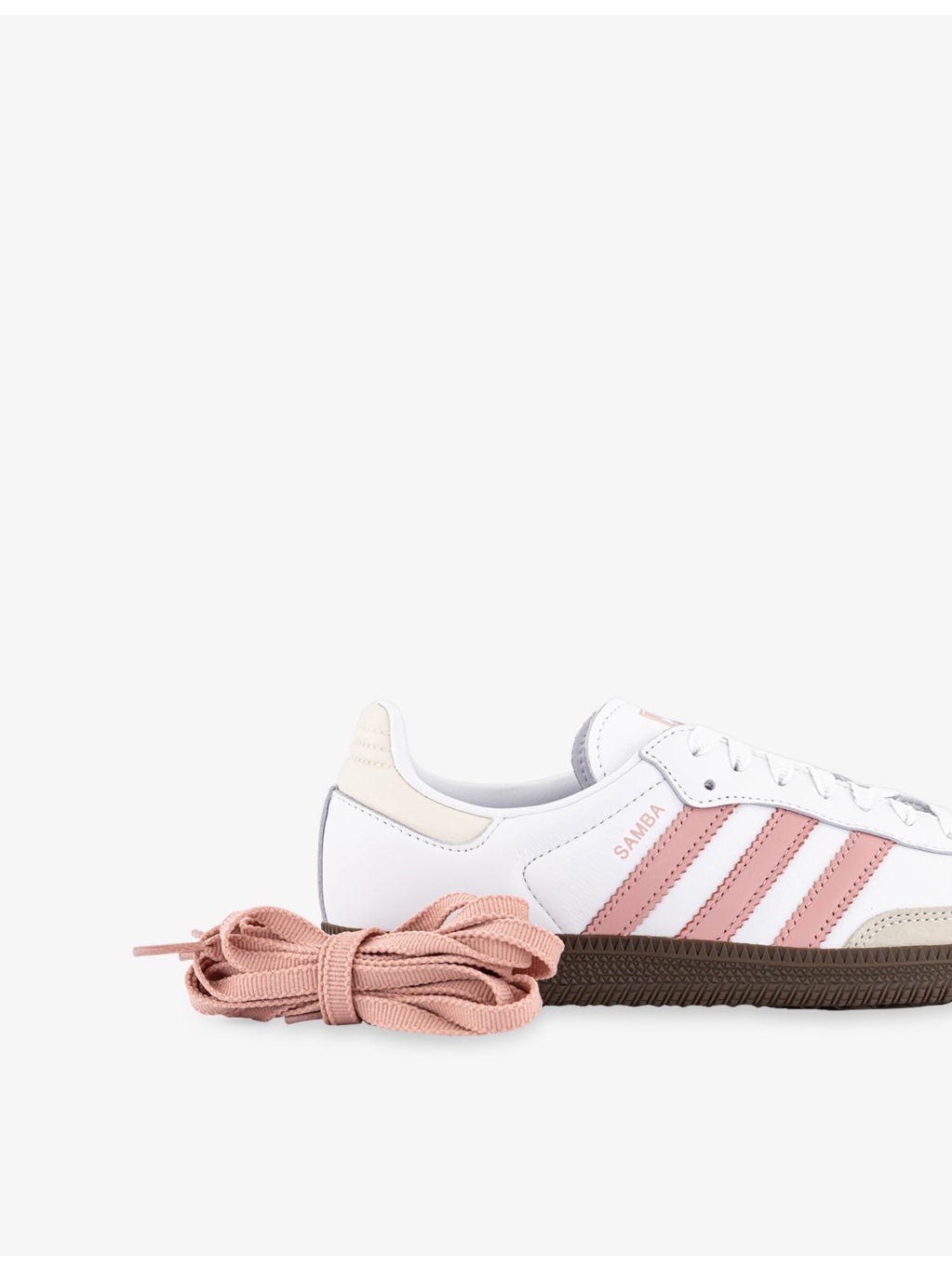 Samba OG logo-print leather low-top trainers - 5