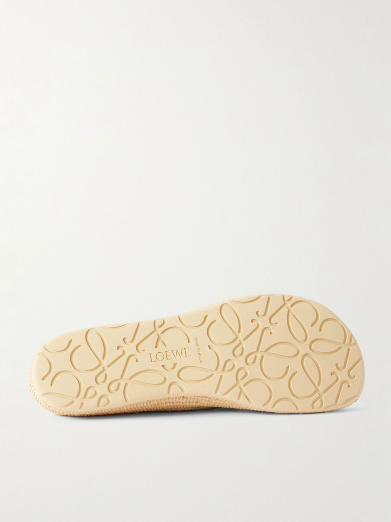 Loewe Rio Suede Espadrilles Beige outlook