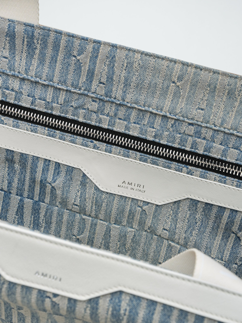 AMIRI JACQUARD DENIM TOTE 5