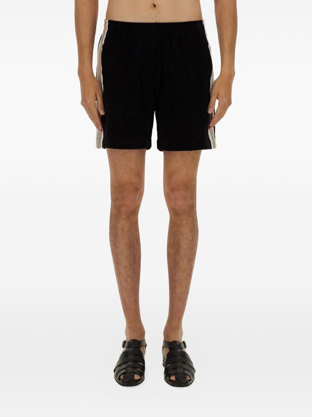 side-stripe shorts - 4