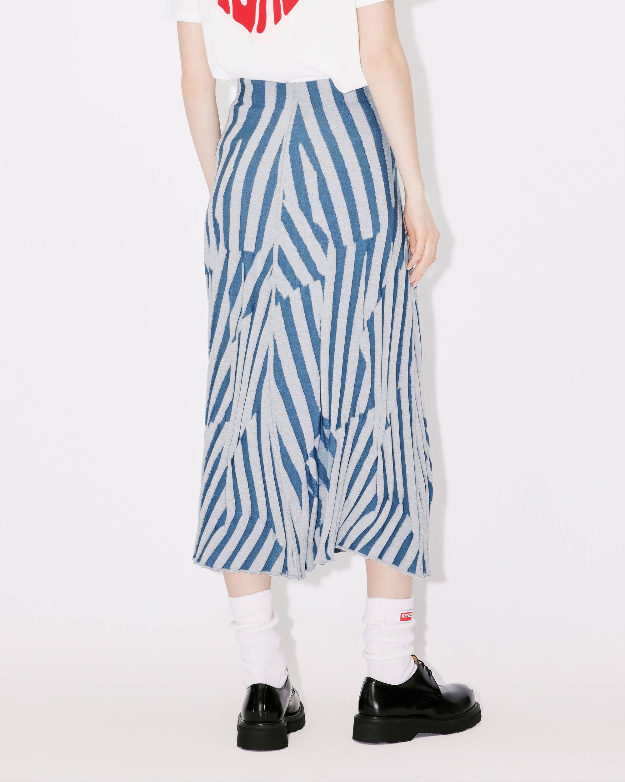 KENZO Dazzle Stripe midi skirt - 5
