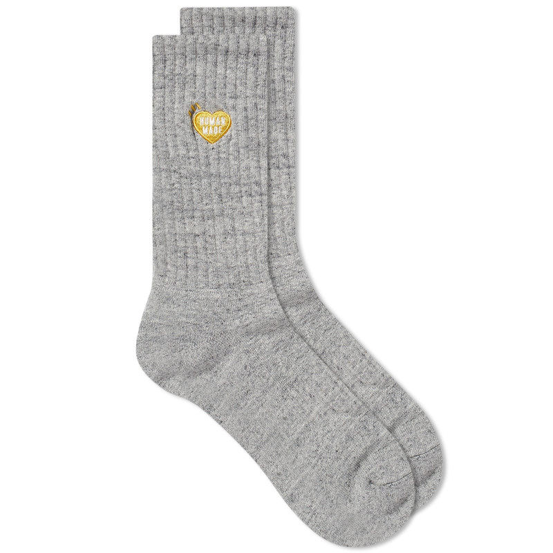 Human Made Heart Pile Socks - 1