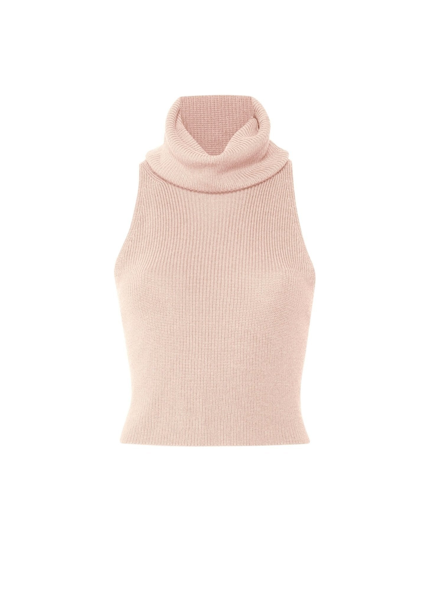 Wool Turtleneck Tank - 1