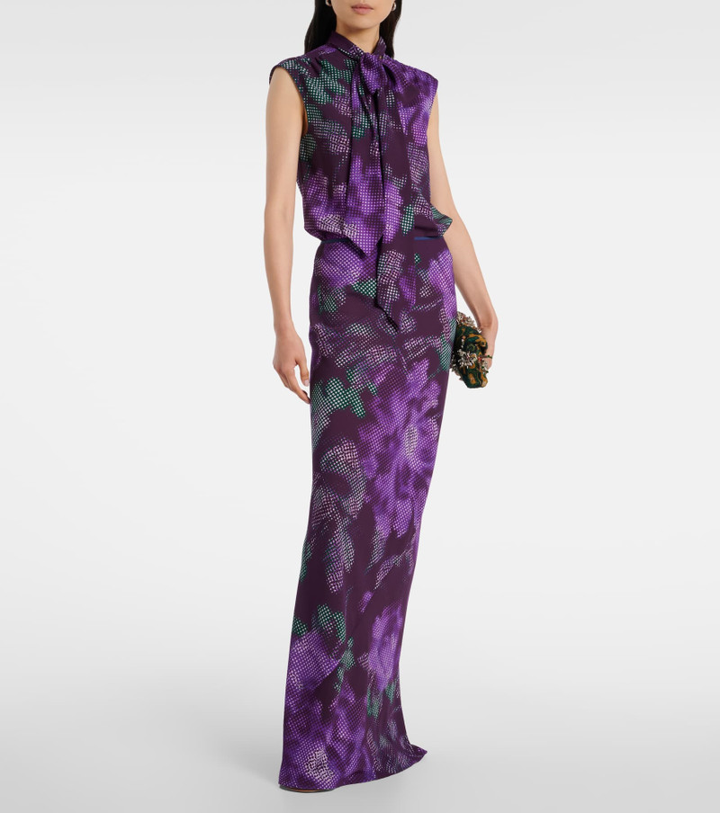 Dries Van Noten Floral maxi skirt outlook
