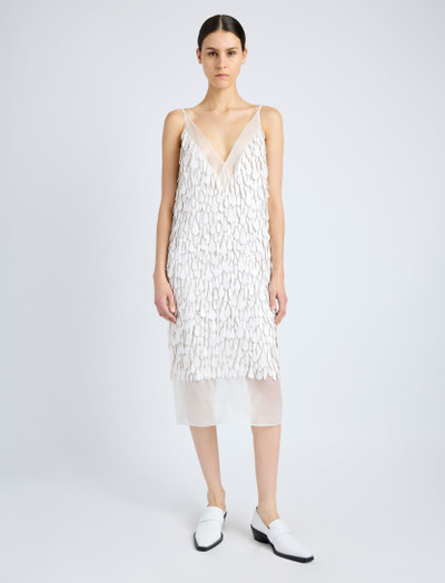 Proenza Schouler Irene Dress in Resin Embroidered Organza outlook