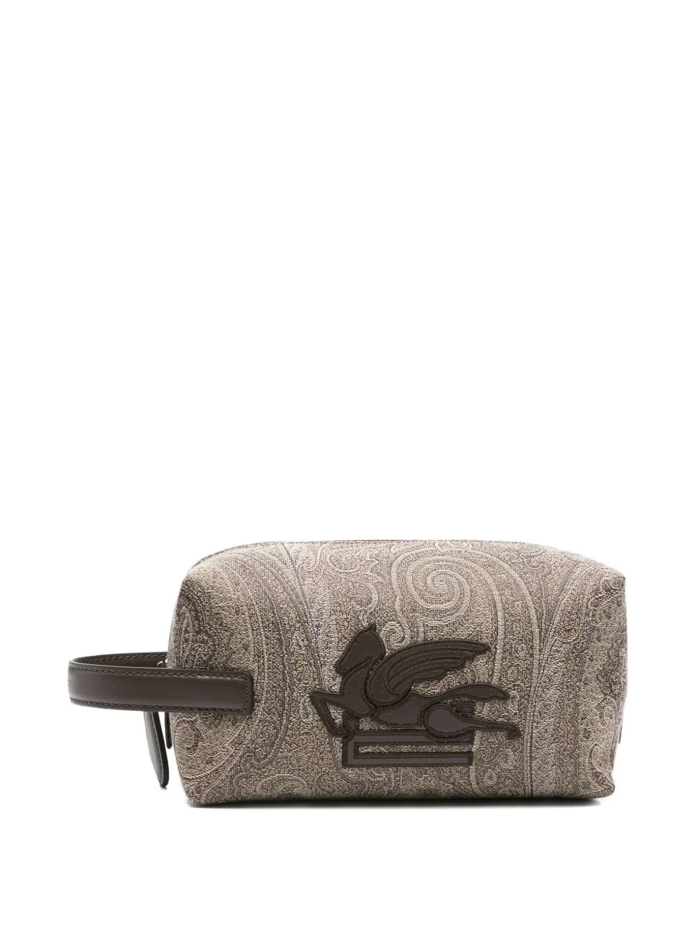 Essential paisley jacquard wash bag - 1