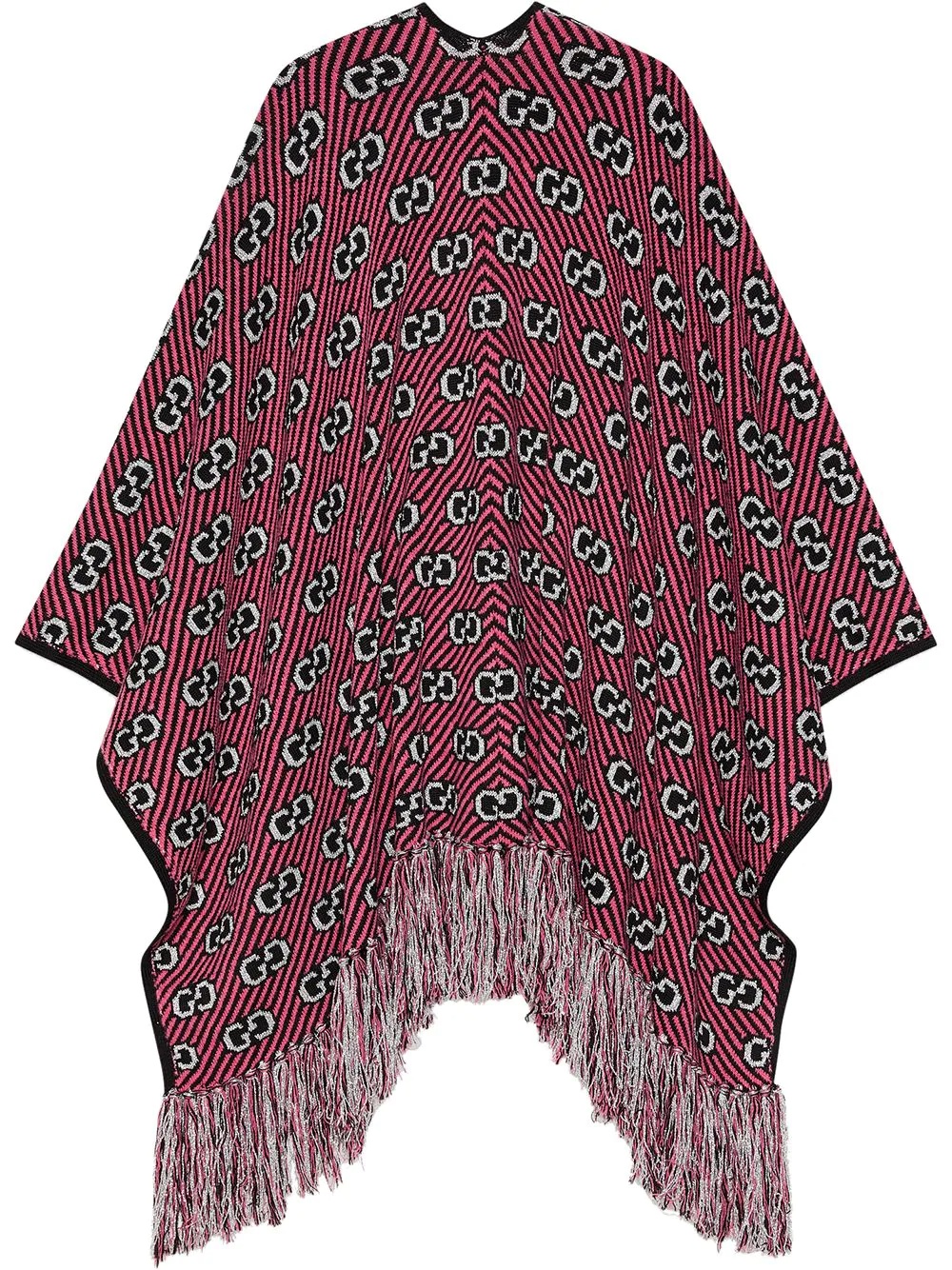 GG jacquard poncho  - 2