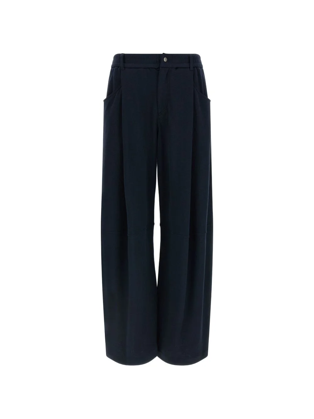 panelled wide-leg trousers - 1