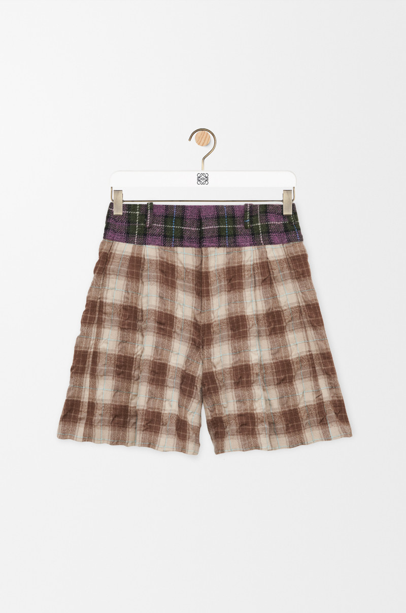 Shorts in wool and cotton 1