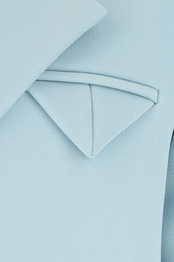 コート BOTTEGA VENETA Pastel Light-Blue Tricotine Coat Bottega Veneta Pastel Light-blue Tricotine Coat | ModeSens