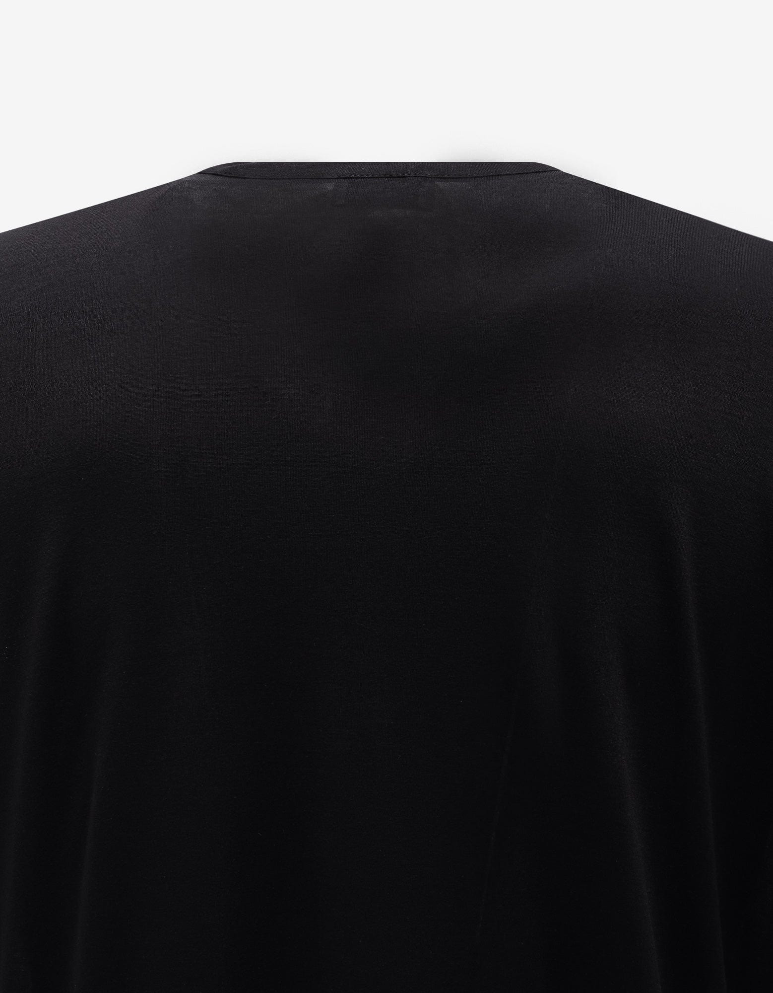 Saint Laurent Black Logo Embroidered T-Shirt - 4