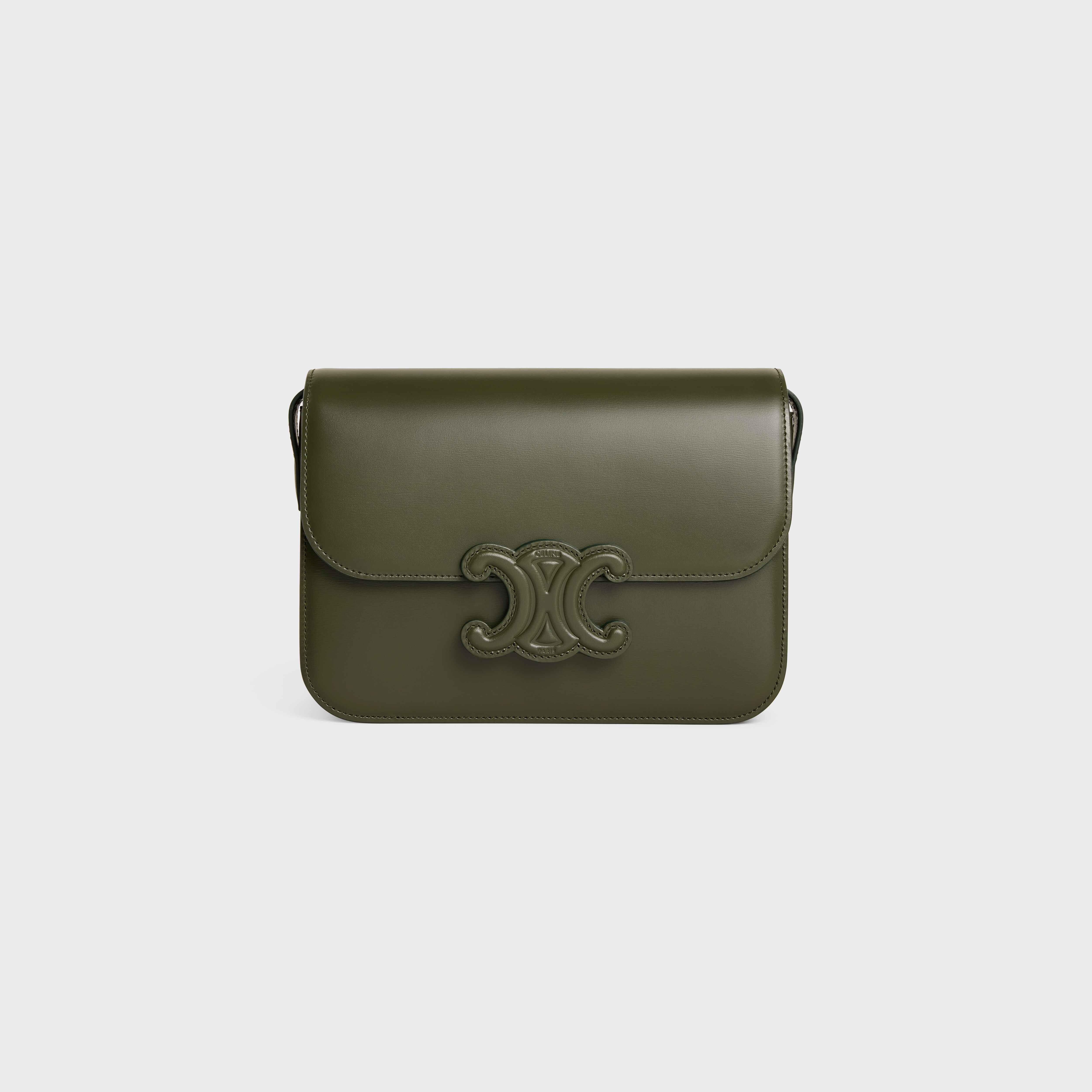 MEDIUM BAG CUIR TRIOMPHE in shiny calfskin - 1