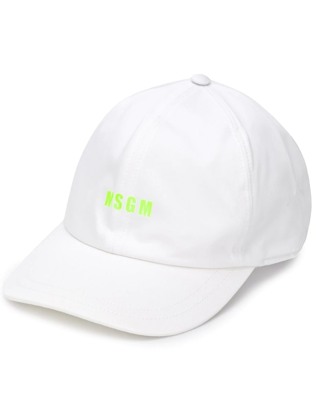 logo print cap - 1