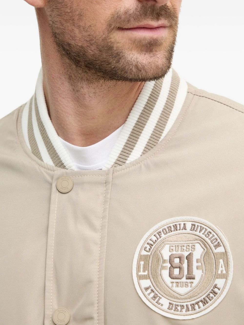 baseball-style embroidered jacket - 4