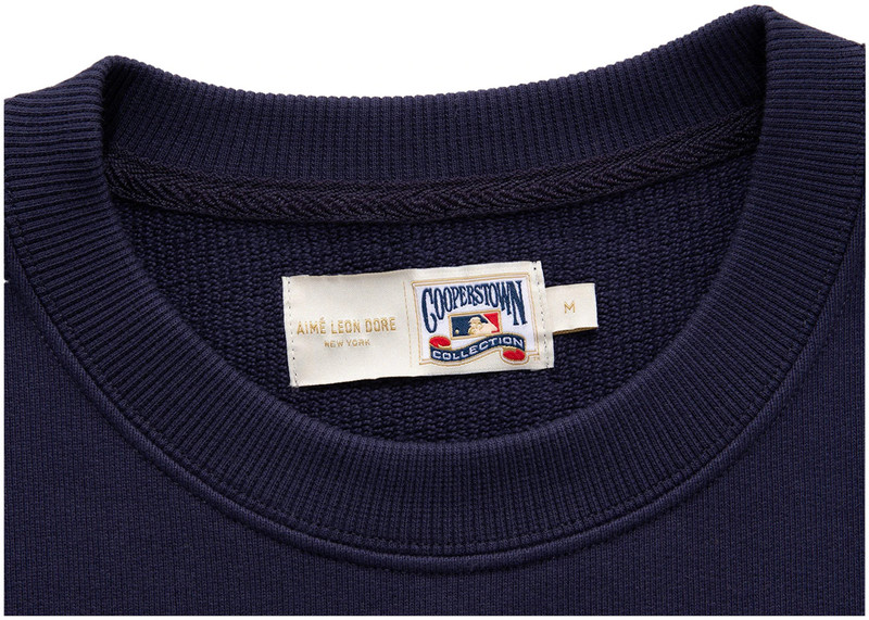 AIMÉ LEON DORE Aime Leon Dore x New York Mets Chainstitch Crewneck Sweatshirt Navy outlook