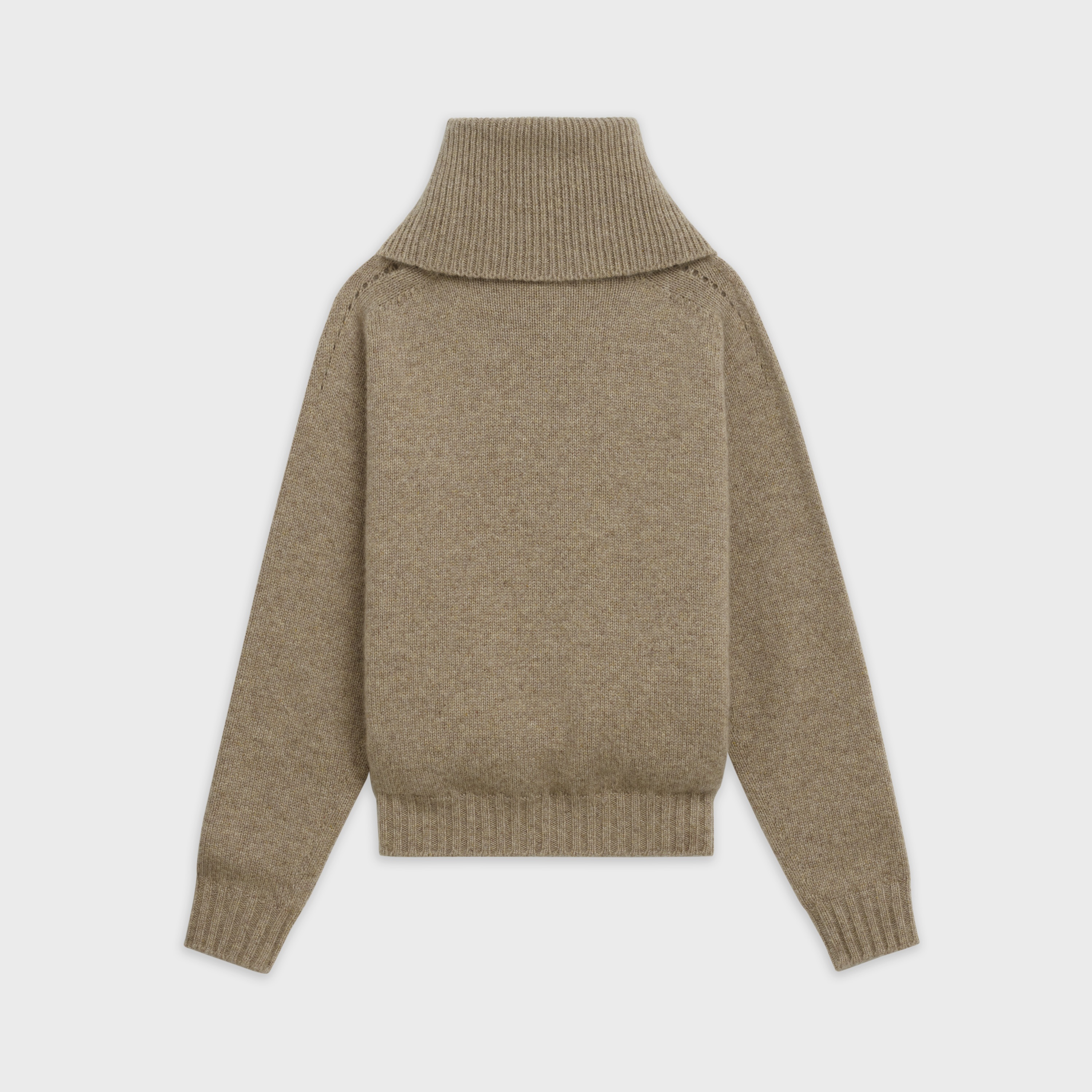 COWL NECK SWEATER IN SEAMLESS CASHMERE - 2