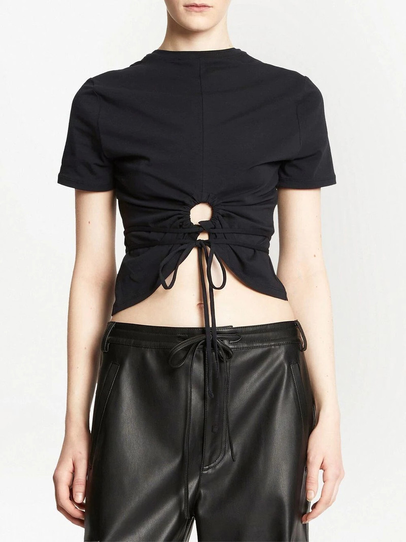 cut-out detailed T-shirt 5