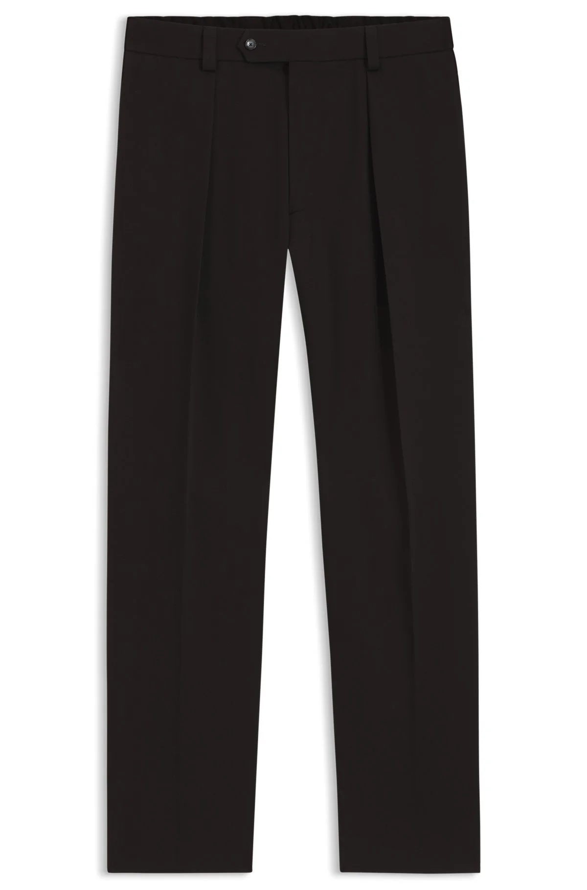 BECKHAM X BOSS MICRO-PATTERNED TROUSERS IN COTTON - 1