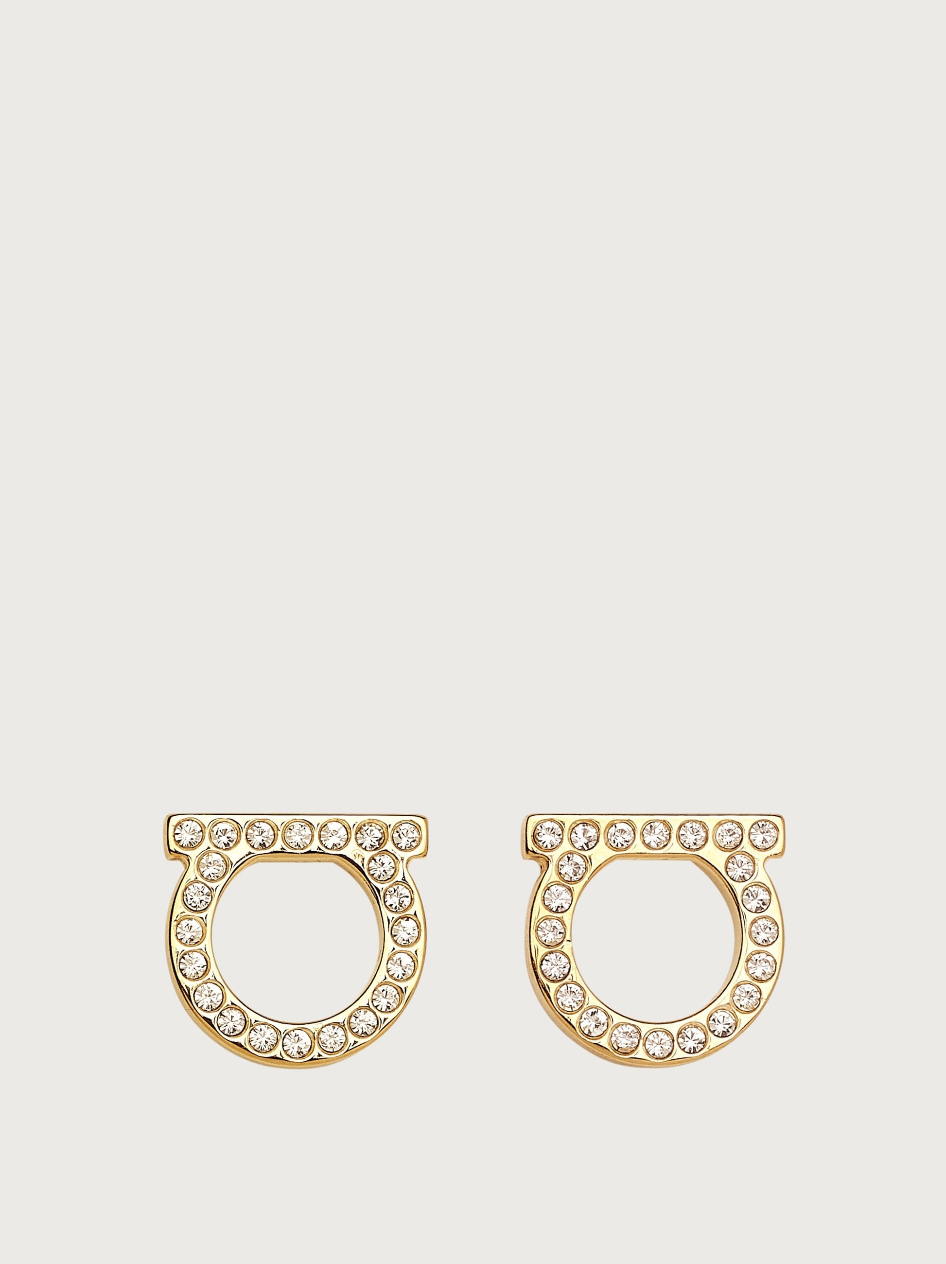 Gancini crystals earrings (L) - 1