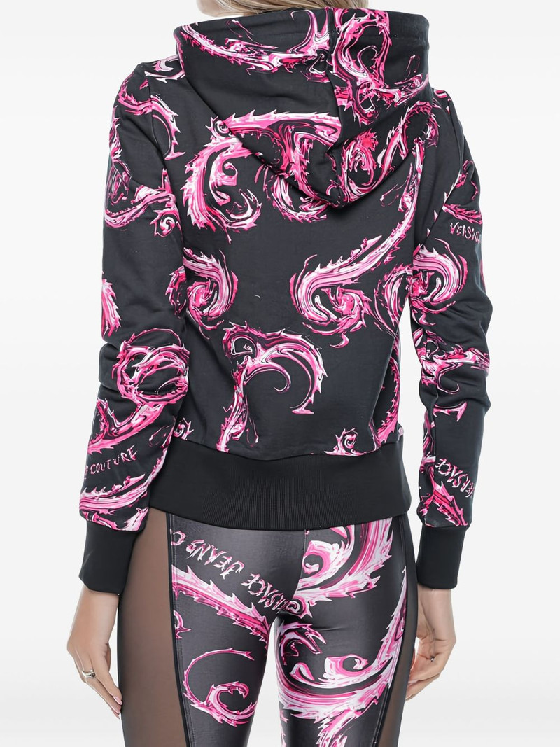 patterned hooded jacket 4