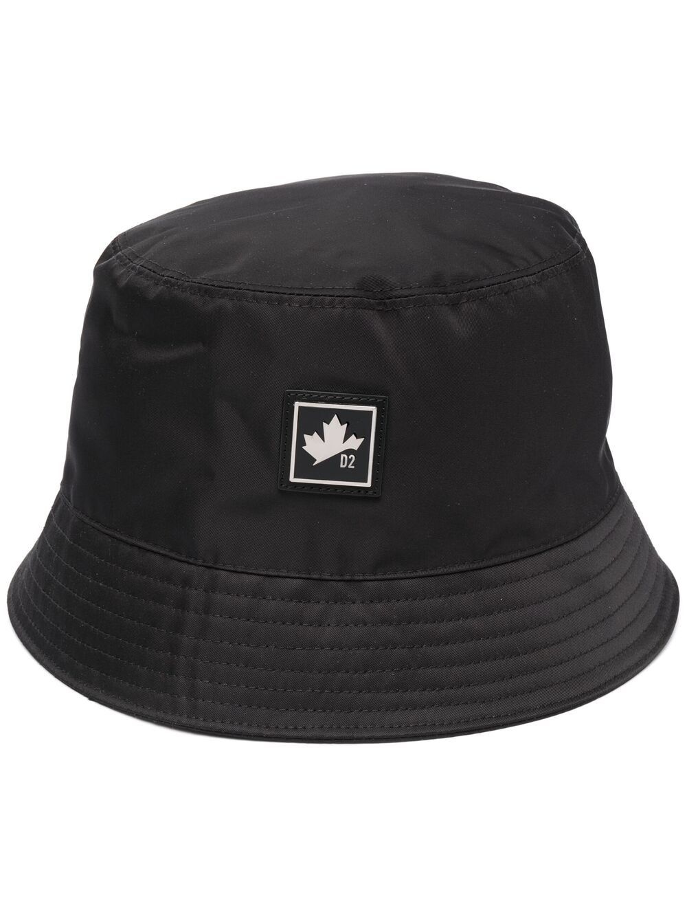 logo-patch bucket hat - 1