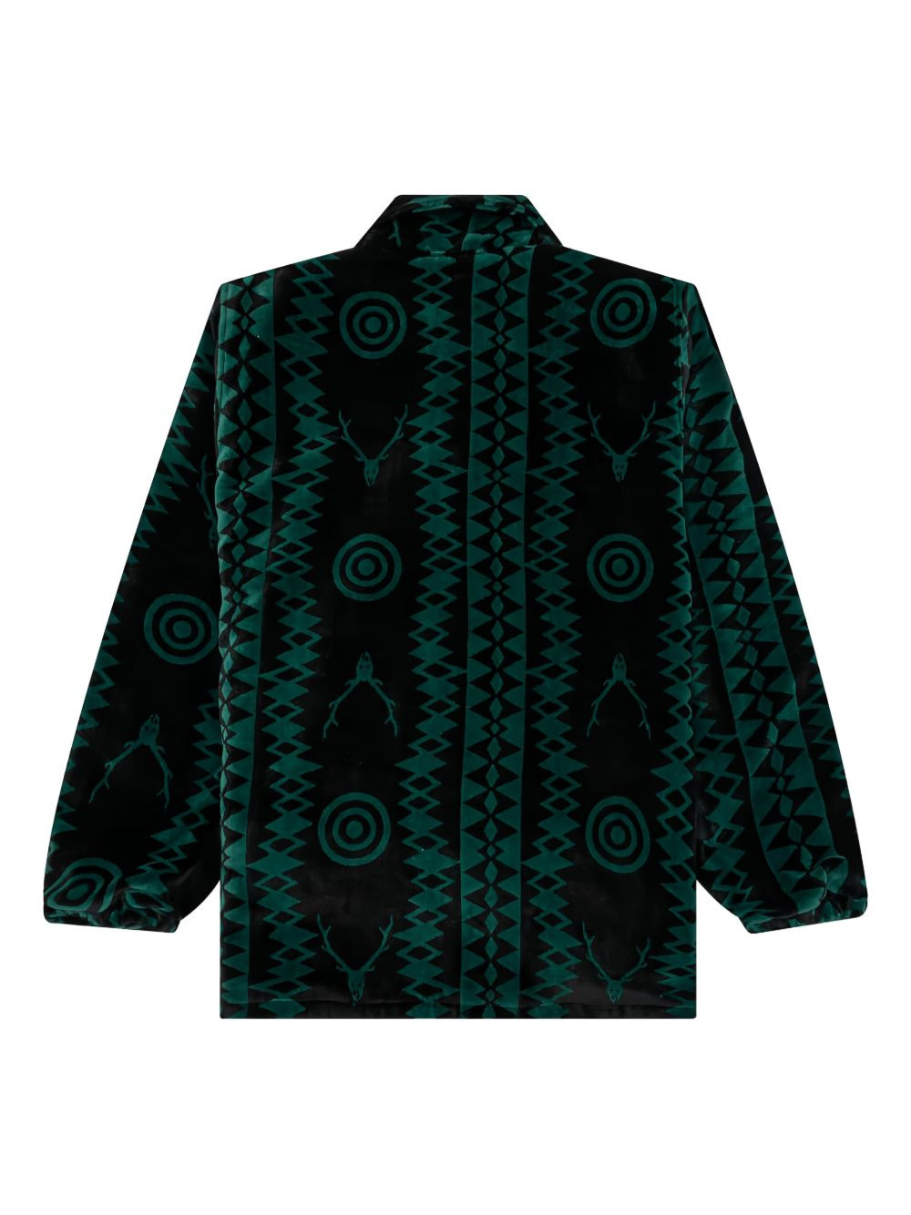 deer-pattern coach shirt jacket - 2