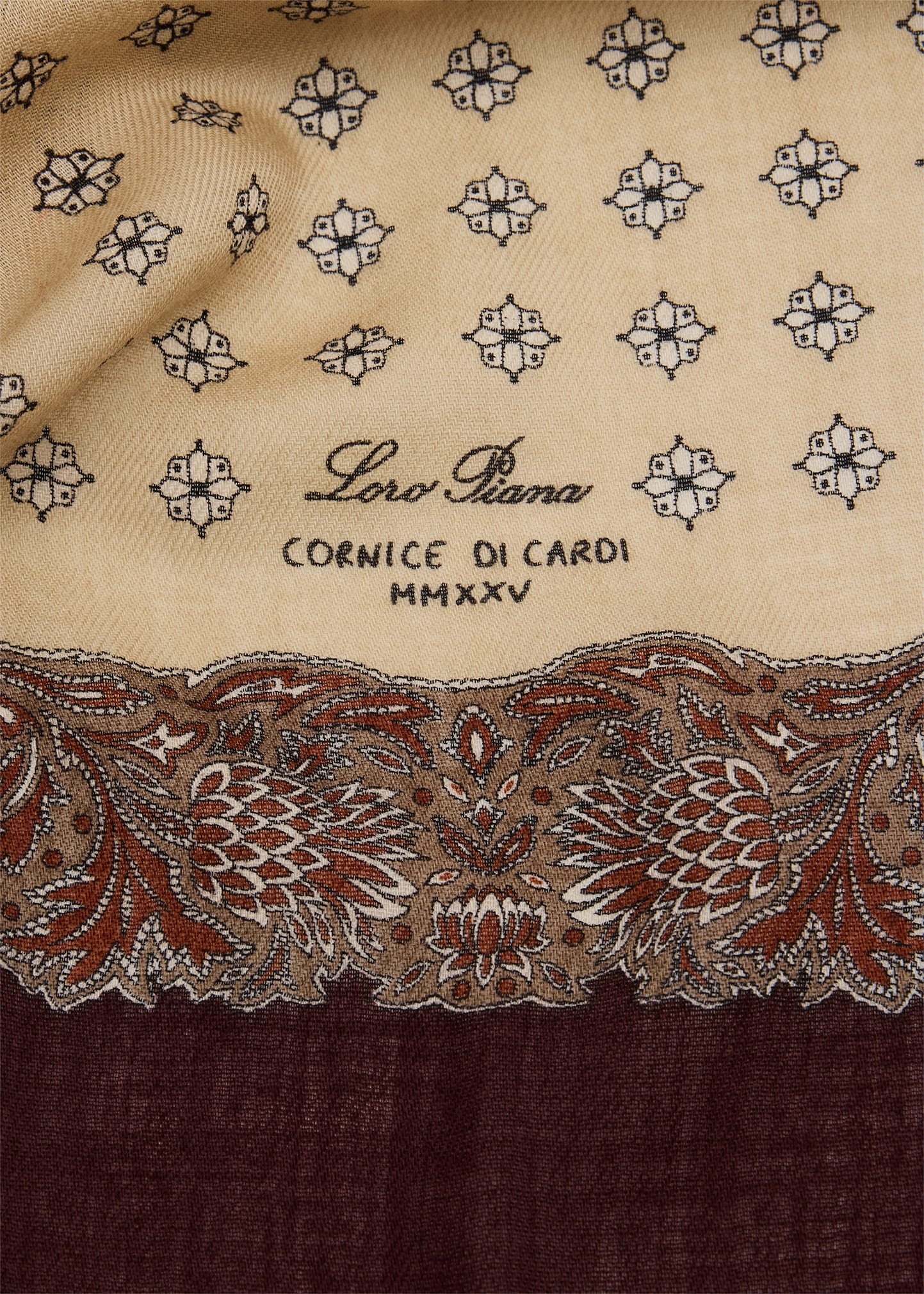 Men's Cornice di Cardi Wool Foulard - 2