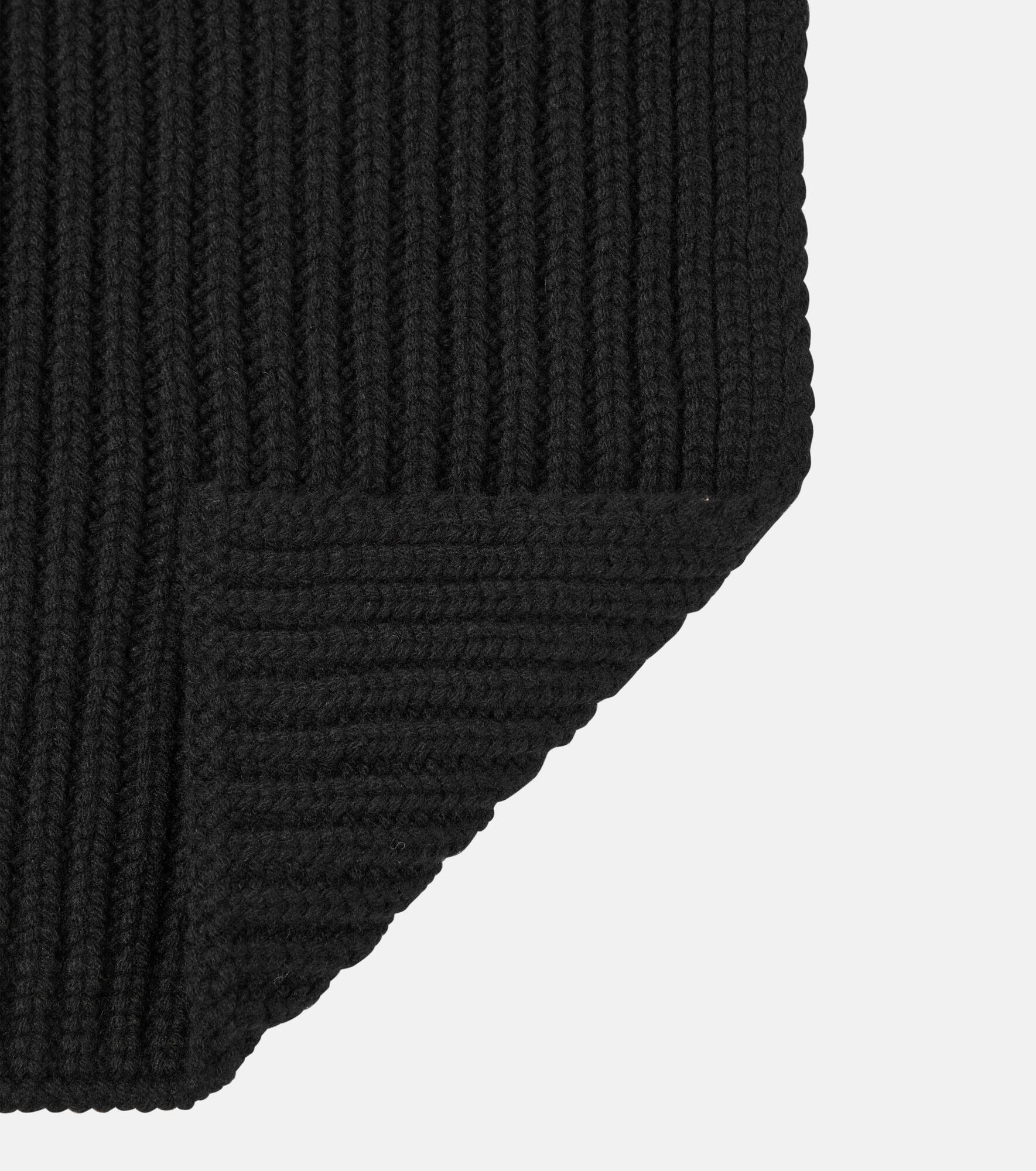 Ribbed-knit wool and cashmere scarf - 5