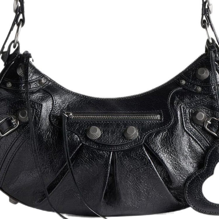 (WMNS) Balenciaga Le Cagole Small Shoulder Bag 'Black' 6713071VG9Y1000 - 5