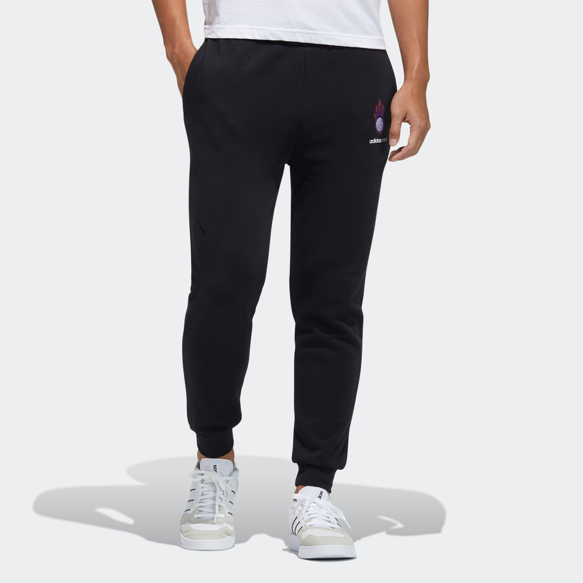 adidas neo M Ssfv2 Knit Tp Sweatpants Black GP4842 - 2