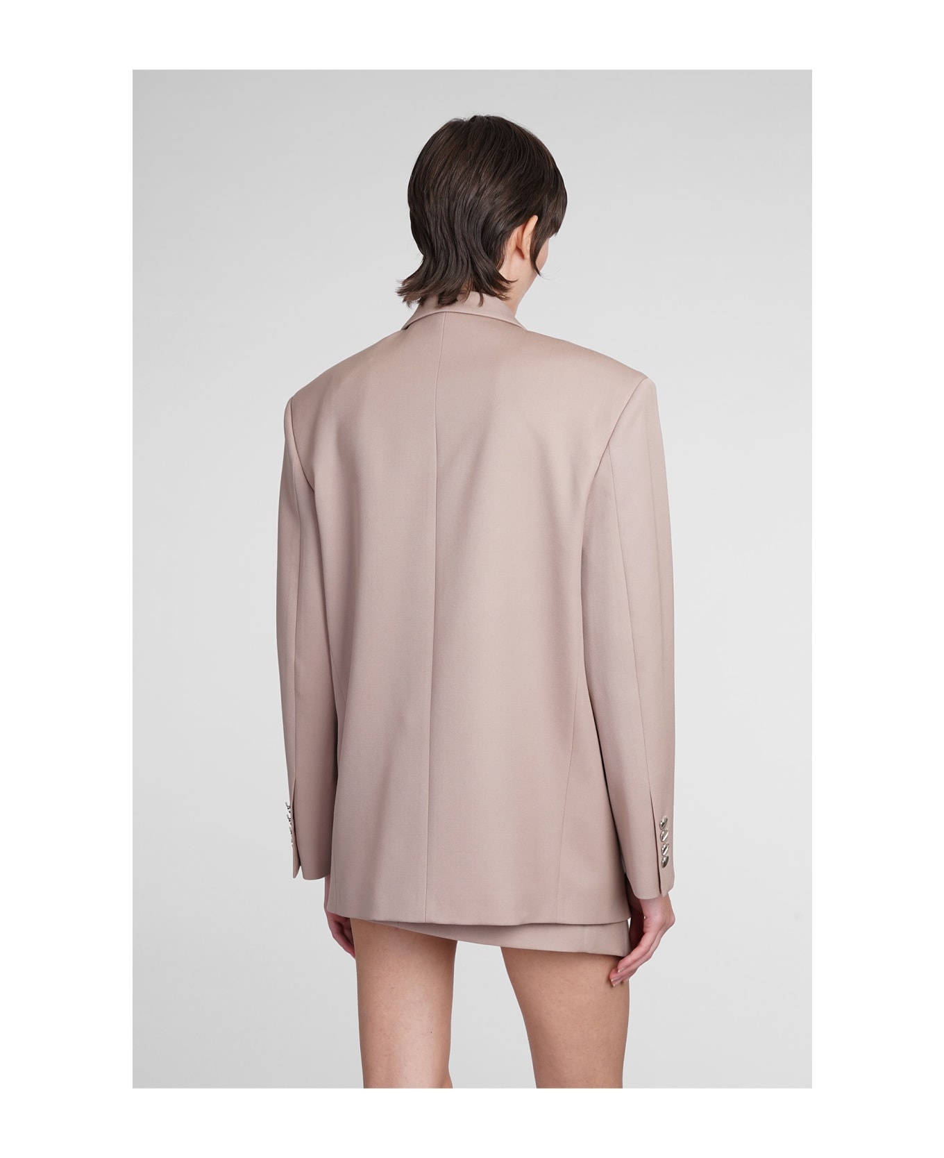 Glen Blazer In Beige Wool - 3