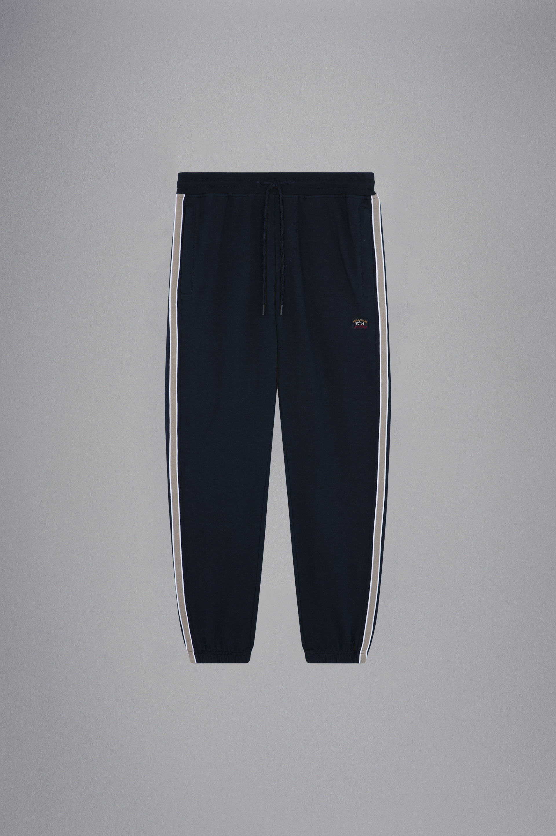 Cotton sweatpants with iconic badge