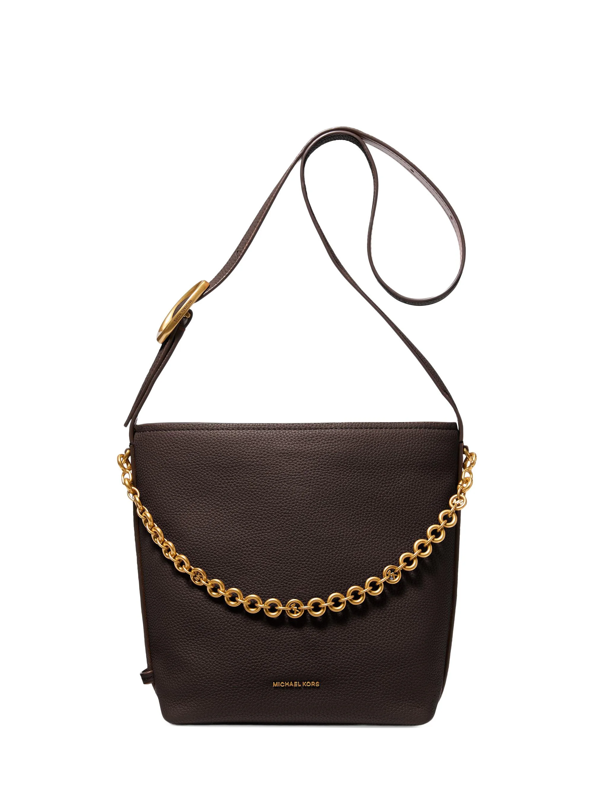 Women's Nolita Small Leather Bucket Bag - Luggage - 1