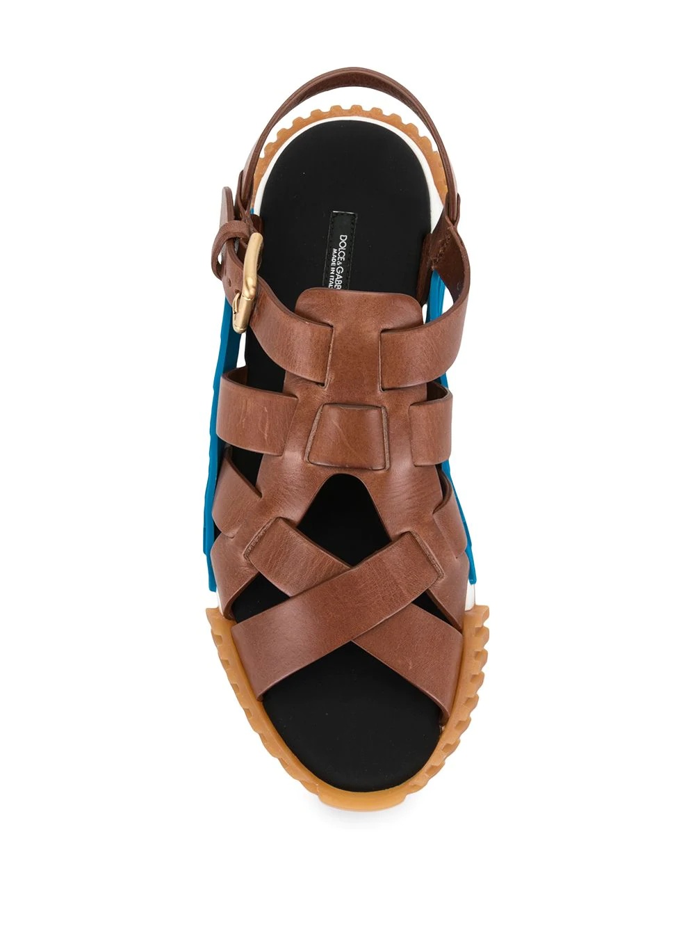 Ns1 leather sandals - 4