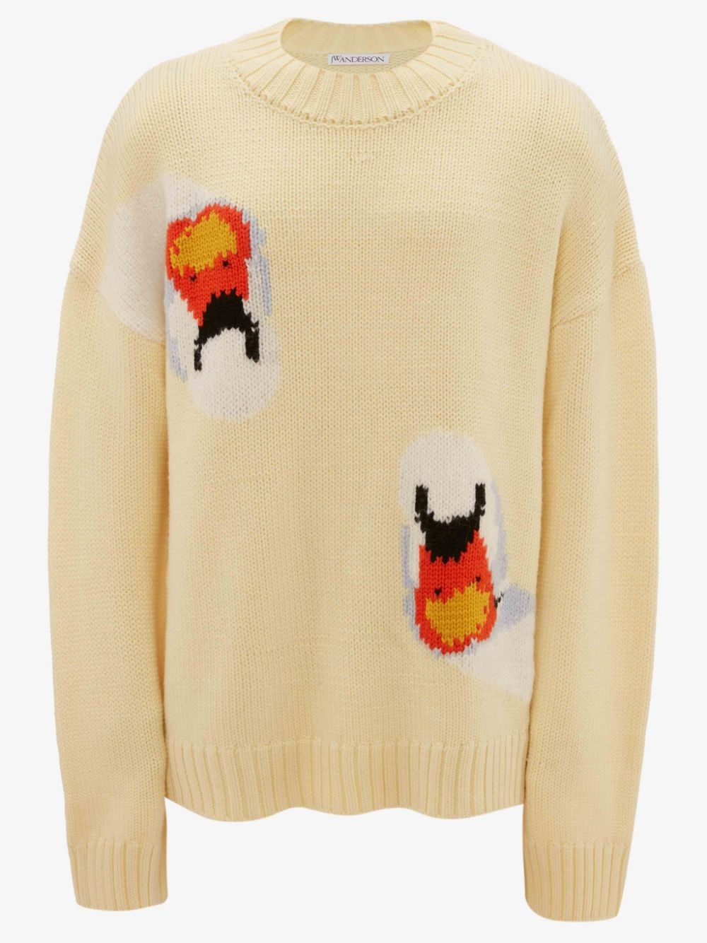 OVERSIZED SWAN CREWNECK JUMPER - 1