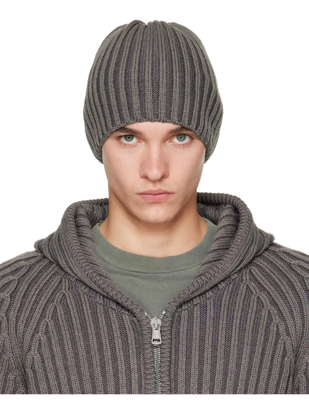 Gray Boston Beanie - 1