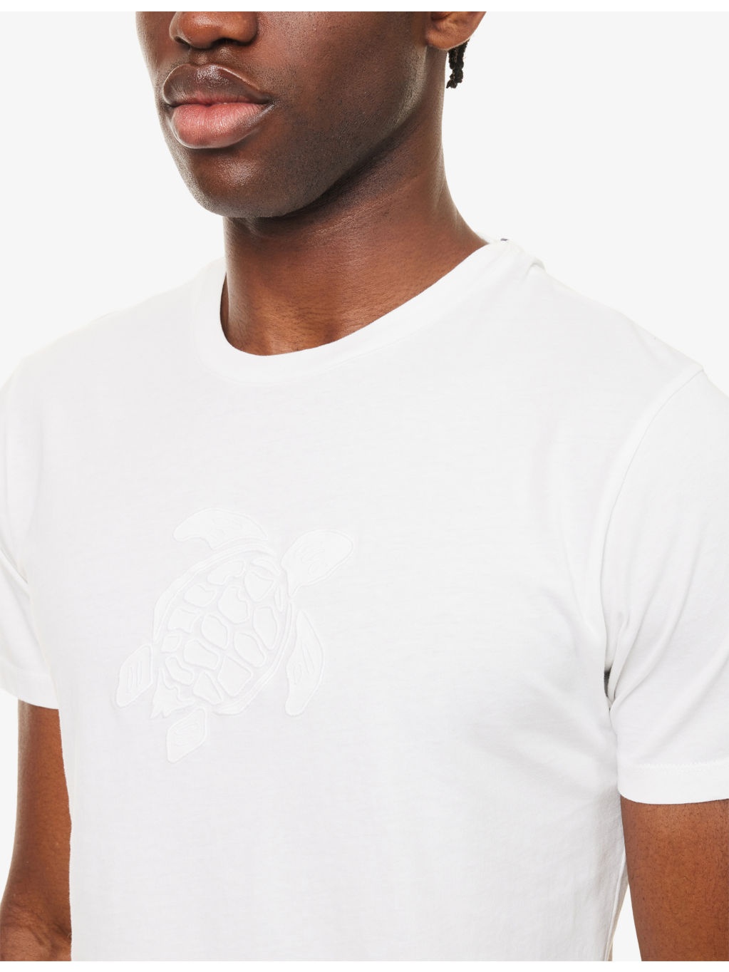 Portisol Turtle-Motif Cotton T-Shirt - 5